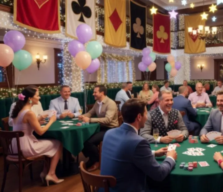 Tematikus éjszaka mesésen díszített éttermi térrel, színes fényekkel és játékos részletekkel a Hun Venue Hubban.
